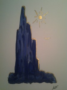 standing like a rock