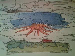 zonsondergang 15 2 2015